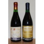 C.V.N.E. Vina Real, 1968, Rioja, three bottles; and Bodegas Bilbainas Vina Pomal, 1955, Rioja,