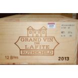 Château Lafite Rothschild 2013, Pauillac, twelve bottles (OWC) Provenance: From one of the