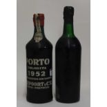 Niepoort Colheita, 1952, Vintage Port, one bottle; and one other bottle of unidentified vintage