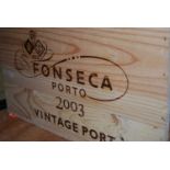 Fonseca Vintage Port, 2003, twelve bottles (OWC)