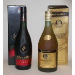 Remy Martin VSOP Fine Champagne Cognac, 70cl, 40%, one bottle in carton; and Napoleon VSOP Brandy,