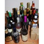 Mixed lot of fortified wines and other drinks, to include The Wine Society Fine Old Cognac over 10