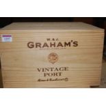 W&J Graham's Vintage Port, 2007, six bottles (OWC)