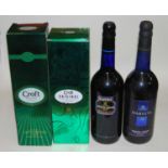 Croft Original Sherry, one bottle in carton; Croft Original Pale Cream Sherry, one bottle in carton;