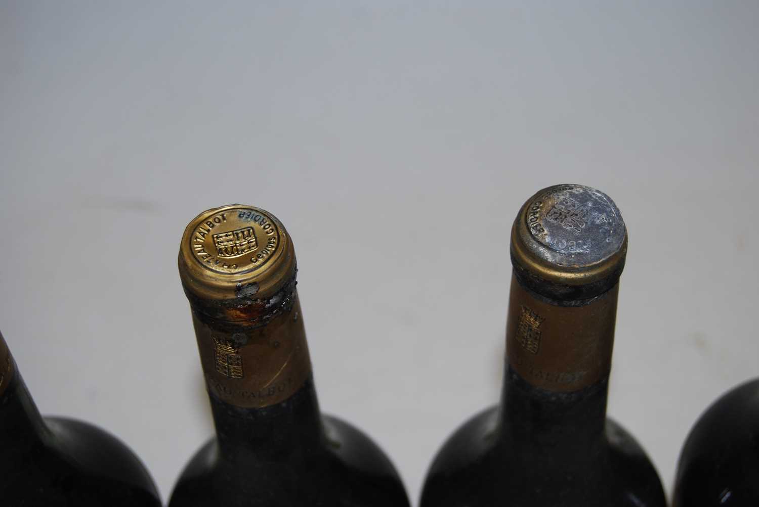 Château Talbot, 1962, Saint Julien, five bottles - Image 4 of 5