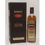 Bushmills 1608 anniversary edition Irish Whisky, 70cl, 46%, one bottle in carton