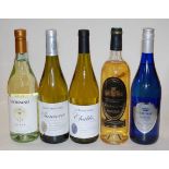 Girodano assorted white wines, to include Garda and Soave; together with other French and Italian