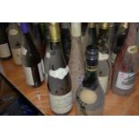 Mixed lot, to include various red and white table wines, four bottles of Brut sparkling wine, sloe