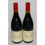 Château Fortia, 1988, Châteauneuf du Pape, two bottles