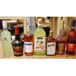 Mixed lot, to include sherries and liqueurs by Croft Original and Particular, Harvey's Bristol