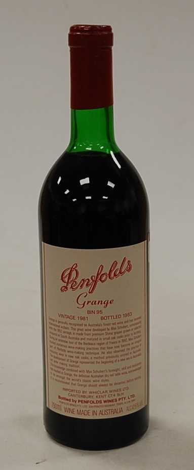 Penfolds Grange Bin 95, 1981, South Australia, one bottle