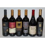 Giordano Raggiante NV, five bottles; Giordano Cabernet, 2017, Puglia, one bottle; Giordano