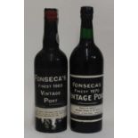 Fonseca's Vintage Port, 1963, one bottle; and one other bottle 1970 (2)