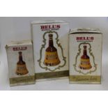 Bell's Blended Scotch Whisky in Wade decanter, 75cl, 40%, one bottle in carton; and two others being