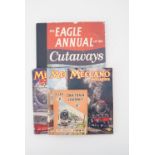 The Eagle Annual of the Cutaways, 1950s Meccano magazines and the I-Spy book "On a Train Journey"