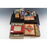 Vintage games including 'Monopoly', dominoes, and jigsaw etc.