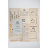 Sundry items of Second World War Home Front ephemera