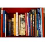 A quantity of books on military aircraft, warships etc