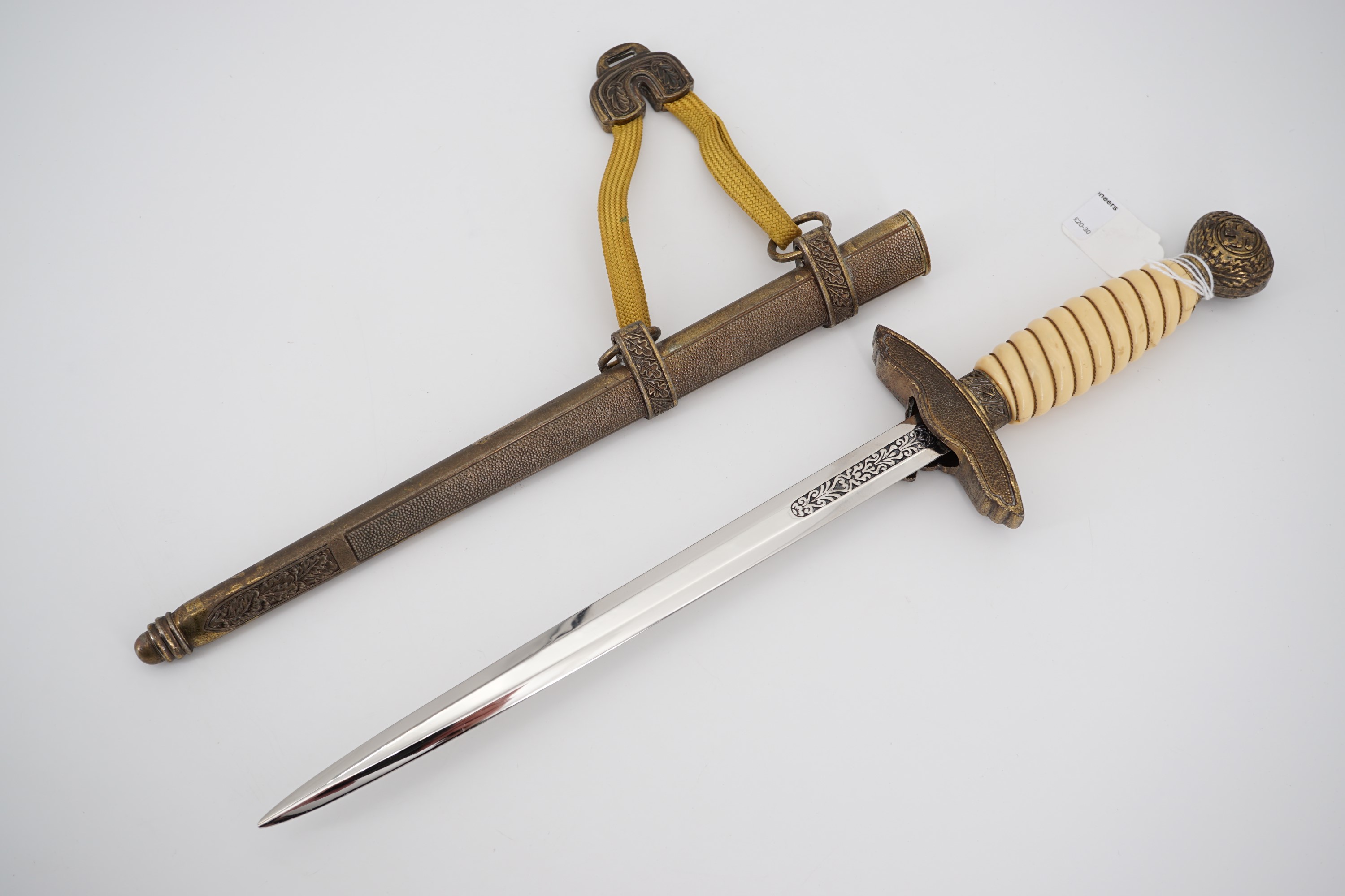 A reproduction Luftwaffe officer's dagger - Image 2 of 2