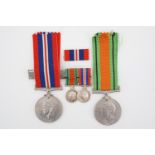 1939 - 45 War and Defence medals with miniatures