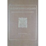 Elizabethan England, Maps, Chart, Frescoes, Documents, an early 20th Century folio of photogravure