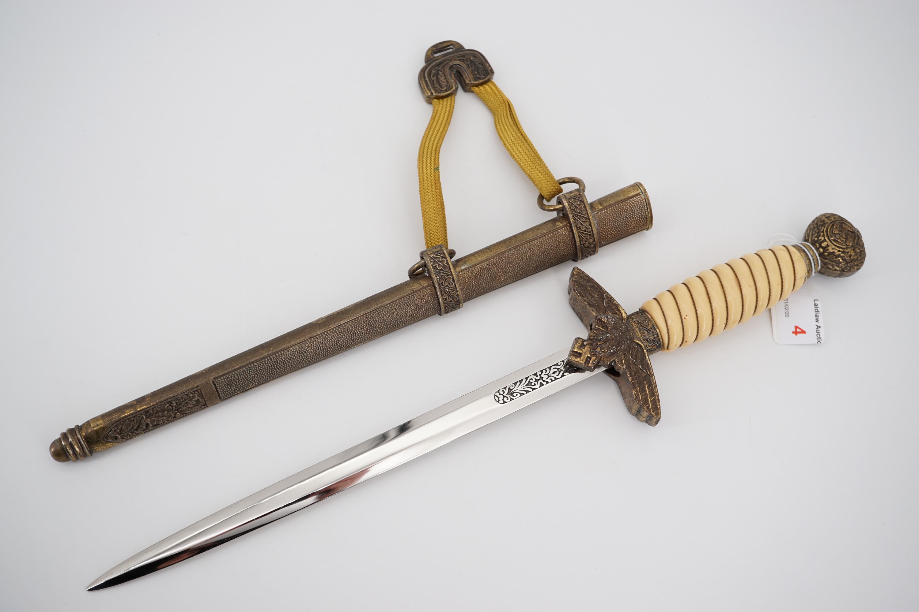 A reproduction Luftwaffe officer's dagger