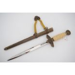 A reproduction Luftwaffe officer's dagger