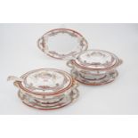 Two P & B Brighton sauce tureens and ladles