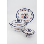 A large quantity of dinnerware including 5 tureens, four ashets etc., approximately 60 pieces