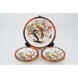 A late 19th Century John Maddock 'Arragon' pattern dessert set