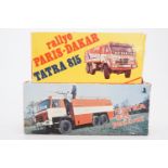 Two vintage Tatra 815 boxed toy vehicles