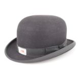 A gentleman's Dunn and Co of Piccadilly London bowler hat, internal measurements 16 x 20 cm