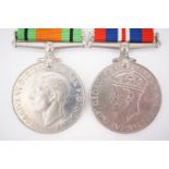 A Second World War Defence and War medals