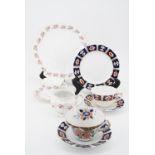 A Shelley part tea set, pattern No 8330, and a late 19th / early 20th Century Queens part tea set in