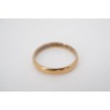 A 22ct gold wedding band, size W, 5.2g