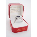 A Duke and Duchess of Cambridge royal wedding souvenir napkin ring modelled as an oversized