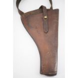 A 1917 British army pattern 1903 leather revolver holster