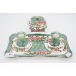 A Maling Azalea pattern dressing table set