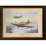 A David Stibbling signed limited edition RAF Battle of Britain commemorative print entitled "The
