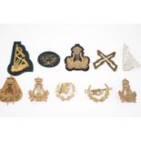 A quantity of British army qualification badges etc