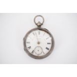 A late Victorian "Express English Lever" silver-cased pocket watch by Graves of Sheffield