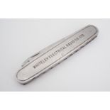 A Whiteley Electrical Radio Co Ltd advertising pen knife, 7.5 cm