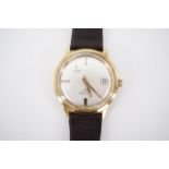 A 1960s Gruen Precision Power Date wrist watch