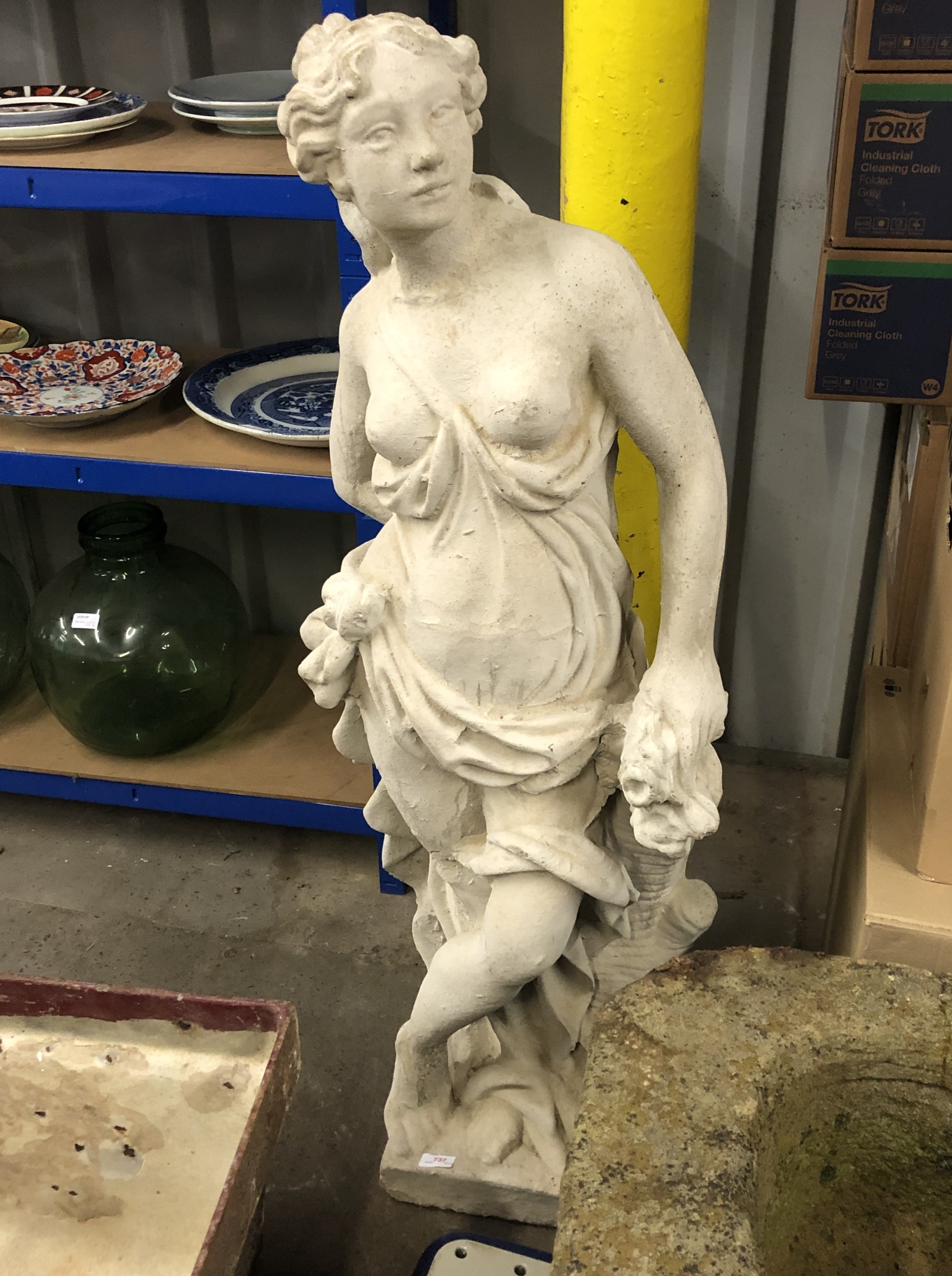 A large garden statue, 120 cm high