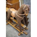 A traditional rocking horse, late 20th Century