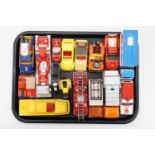 Matchbox and Dinky die-cast, including Pepsi wagon and fire engine etc
