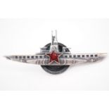 A Soviet navy submariner's badge