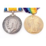 British War and Victory medals to 36072 Pte J Peden, Scottish Rifles