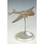 A Second World War "trench art" RAF bomber