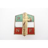 A Second World War Italian Fascist Party enamelled badge